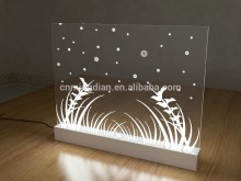 laser engraving acrylic sign,illuminated clear acrylic sign