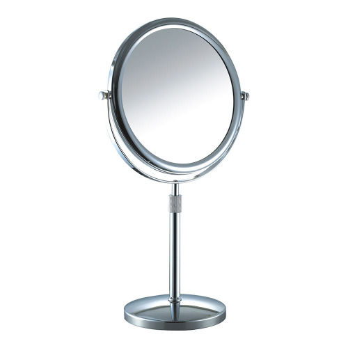 Adjustable vanity standing mirror