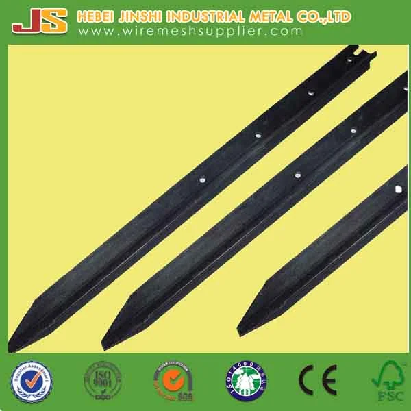 Factory Direct Heavy Duty High Quality High Grade Steel Black Bitumen Star Picket