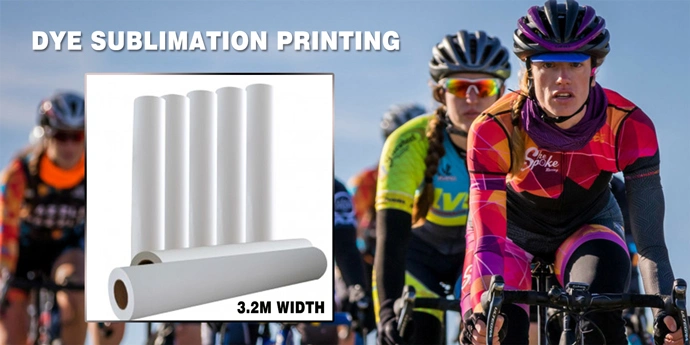3.2m 100GSM Large Format Sublimation Transfer Paper for All Inkjet Printers