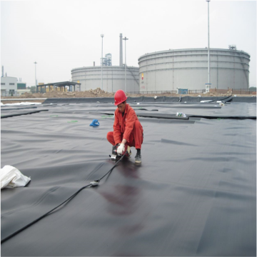 Geosynthetic 1.5 มม. HDPE Geomembrane Mine Landfill Liner