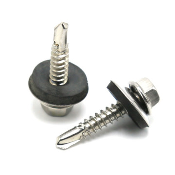 Self Drilling Screw With Rubber Washer