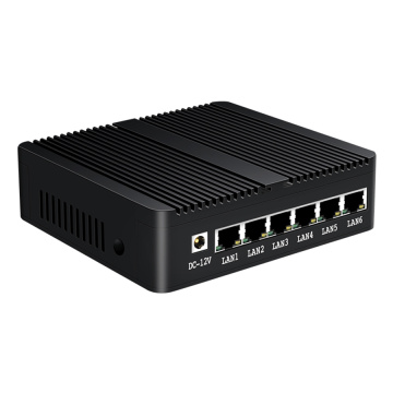 J1900 6*Gigabit Ethernet Fanless Firewall Router Mini PC