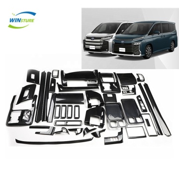 WINSTURE NOAH VOXY 80 Series Toyota Car Parts: Teak Panel Set, Dashboard Panel, Veneer, Carbon Fiber Interior, Walnut Cover - VOX-F001