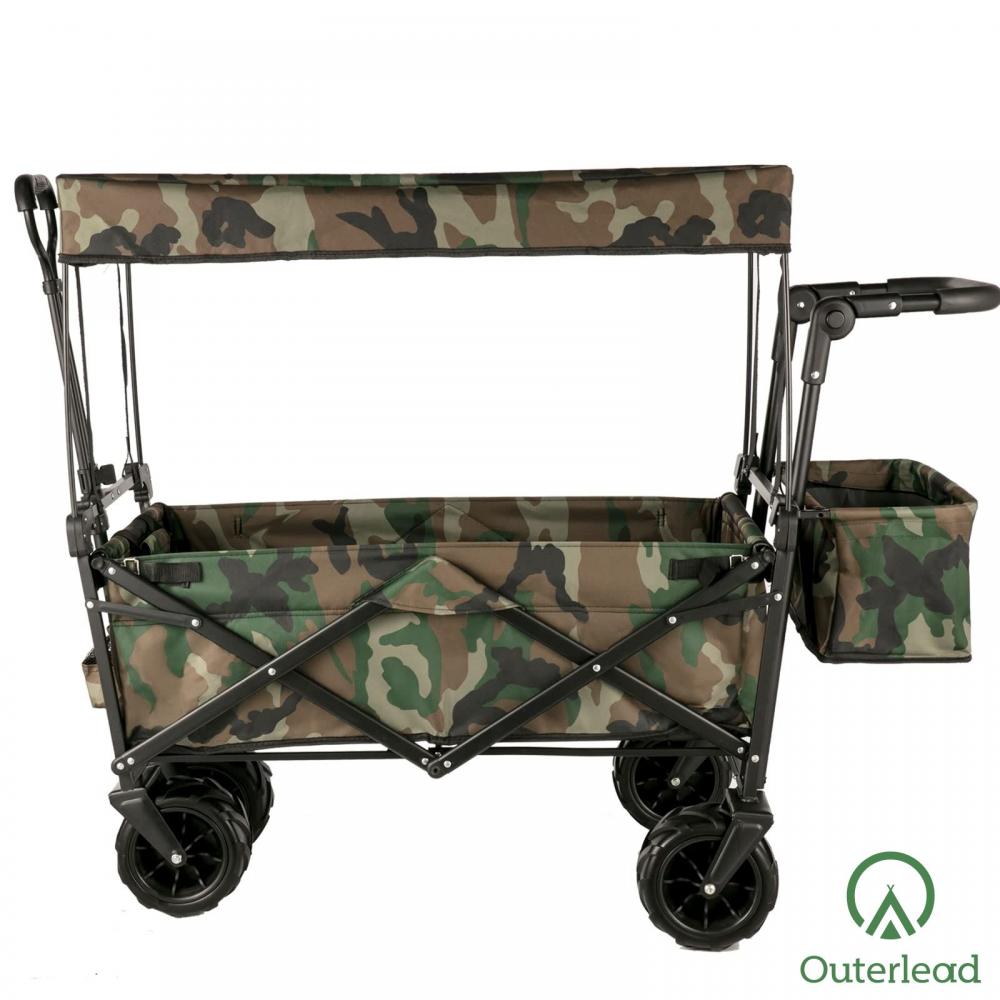 Collapsible Folding Wagon With Canopy 1 Jpg