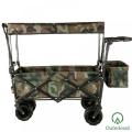 Camouflage Outdoor Utility Folding Wagon for Camping
