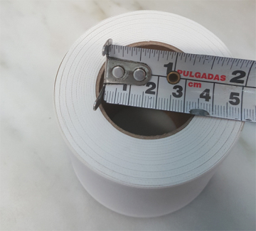 PVC tabby smooth tape without adhesive