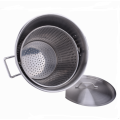 Stainless Steel Stock Pot with Deep Steamer