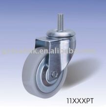 threaded stem plastic caster
