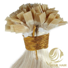 100 Remy cuticle falt tip hair extensions