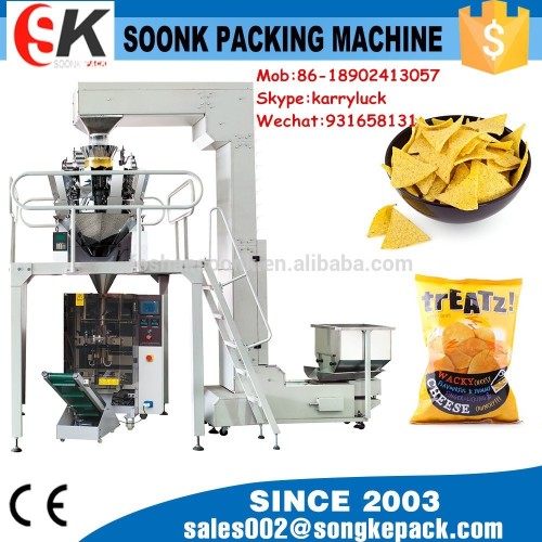 SK-220DT bag packing machine potato chips