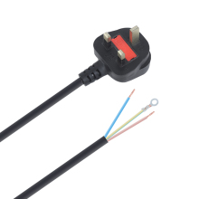 UK Power Cord for Consumer Electronics: 13A Fuse Electrical Plug Cable