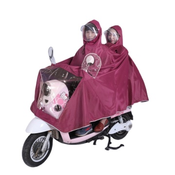 Adult Hooded Oxford Poncho Raincoat for Biking and Motorcycles