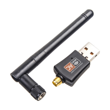 2.4G/5.8GHz Dual Band Wireless Dongle WiFi Adapter USB Network LAN Card 600M WiFi Receiver