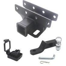 Heavy Duty Steel Hitch for Jeep Gladiator JT 2020+ - 2-Inch Receiver & Trailer Hitch Ball Mount