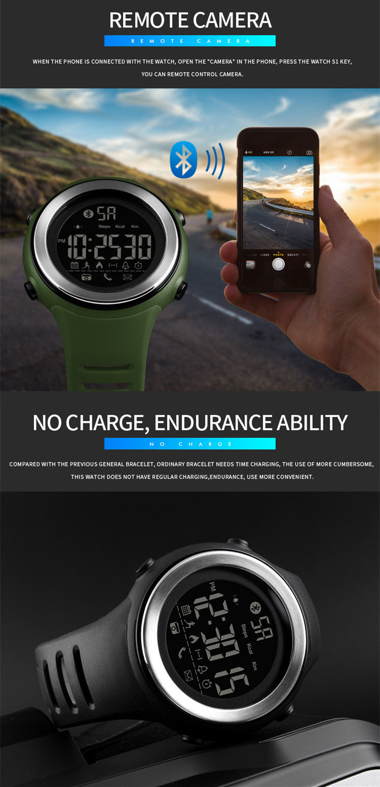 Trendy sport smart watch waterproof relojes inteligentes