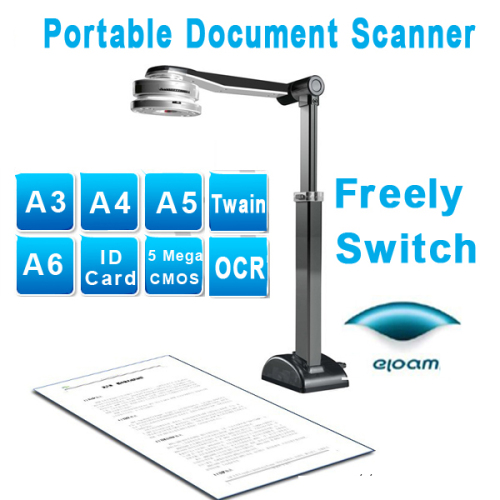 Fast Scanner A3, 5 Mega Pixels A3 Document Scanner for Document Management Solutions