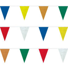 Custom Small Triangular Bunting Pennant Flags - Printed Triangle Banner
