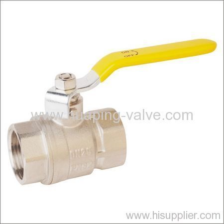 Nickle Plating Brass Ball Valve 