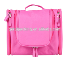 fashionaable multifunctional foldable 300D polyester comestic bag