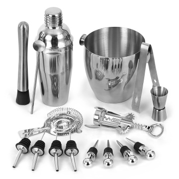 16 stuks cocktailset met barman kit