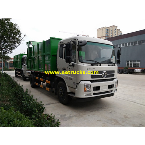 Dongfeng 8Ton Docking Refuse Collector Trucks