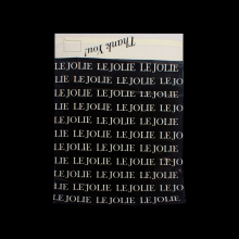 Thickening Black Mail Bag