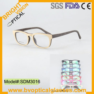 Bright Vision SDM3016 Imitation wood acetate wholesales eywear