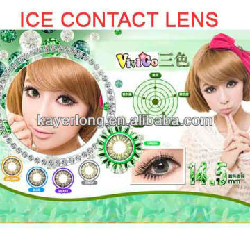 cheap make up use color contact lenses