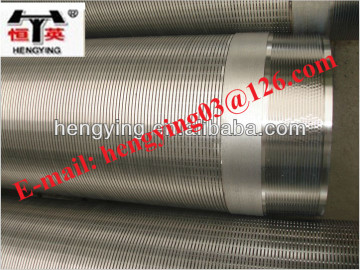 slotted casing pipe for well drilling/Johnson filter pipe from China