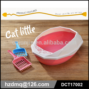 plastic cat and dog luxury toilet cat litter tray