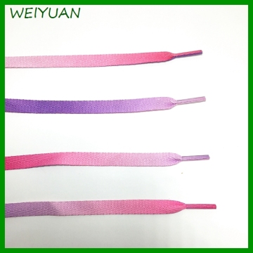 Free samples flat custom flat change color shoelace
