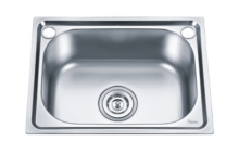 Small stainless steel bar sink