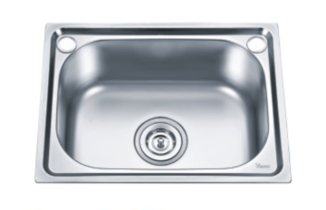Small stainless steel bar sink