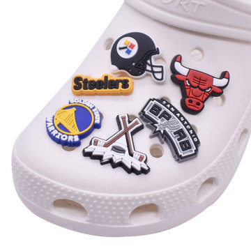 Wholesale Sports Team PVC Raider Shoe Charms Decorations
