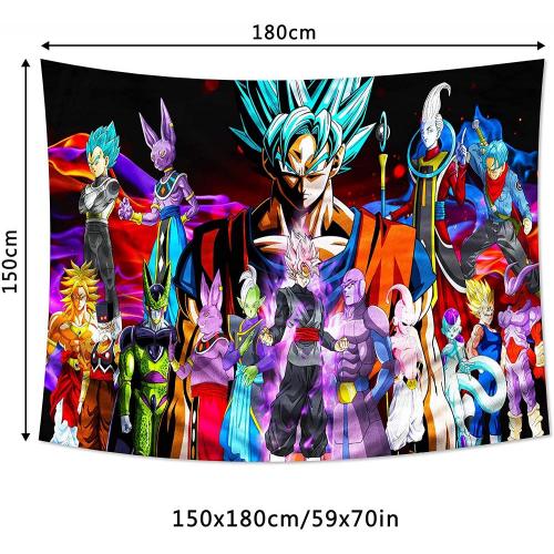 Benutzerdefinierte Anime -Wandteppichposter Wall Banner Anime Tapestry