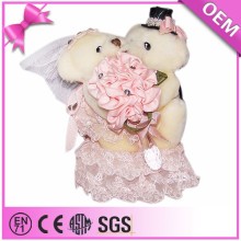 China Bespoke Soft toys Plush Wedding Bear Couple