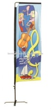 polyester outdoor banner stand beach banner