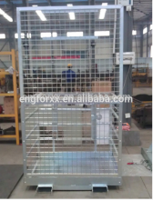 collapsible steel platfrom cage for crane work access platform