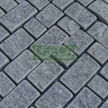 Garden edging, granite driveway, mesh paver