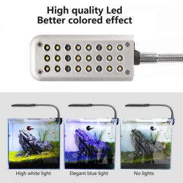 Aquarium led lamps Metal spiral hose