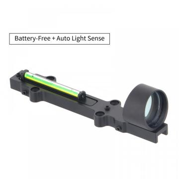 FOCUHUNTER 1x28 Shotgun Green Fiber Dot Sight