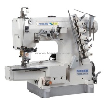 Máquina de coser de enclavamiento de lecho de cilindro de alta velocidad
