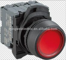 MiWi800-FS-A42 Plastic red 24mm Spring return high quality pushbutton switch with NC