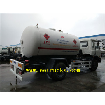 Camions de remplissage de cylindre de gaz de LPG de 10cbm 5MT