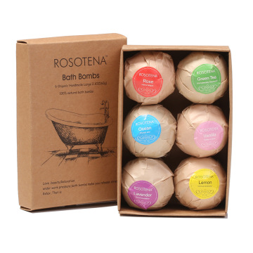 Natural Ingredient Colorful Bath Salt Ball Bath Bomb