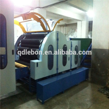 High capacity nonwoven soft padding line for mattress wadding machine