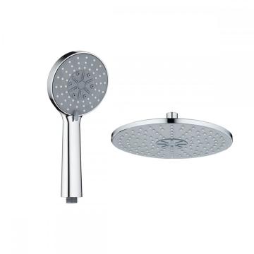 6 inch rainfall high pressure shower head combo shower set with diverter shower holder bracket