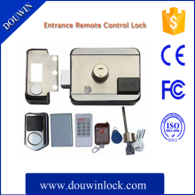 Security outdoor entrance door lock electric rim lock