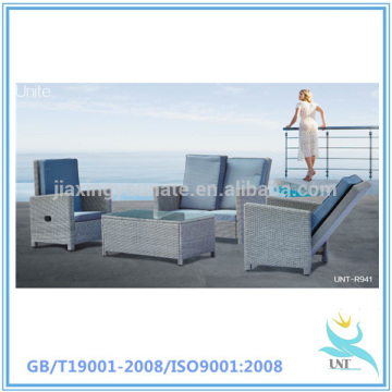 china ebay metal furniture -4pcs rattan outdoor sofa set